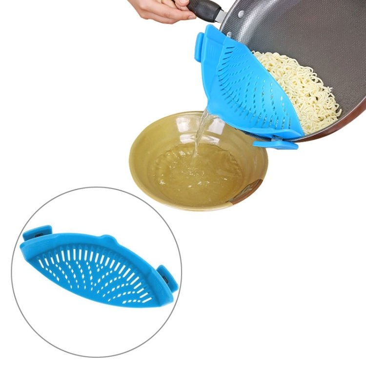 Filtro de Panela de Silicone Clip de Cozinha Filtro de Panela para Drenar Líquidos em Excesso Drenar Massa e Legumes Utensílios de Cozinha