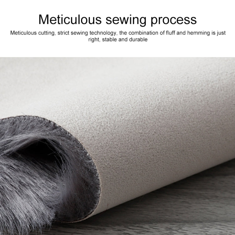 Imitation Wool Soft Home Living Room Carpet Sofa Cushion Mats, 40x60cm, 60x90cm