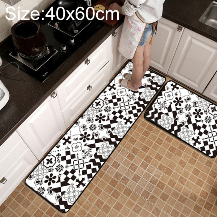 Tapete Antiderrapante Geométrico para Cozinha e Casa de Banho, 40x60cm, 40x120cm, 50x80cm, 50x160cm, 40x60cm + 40x120cm, 50x80cm + 50x160cm