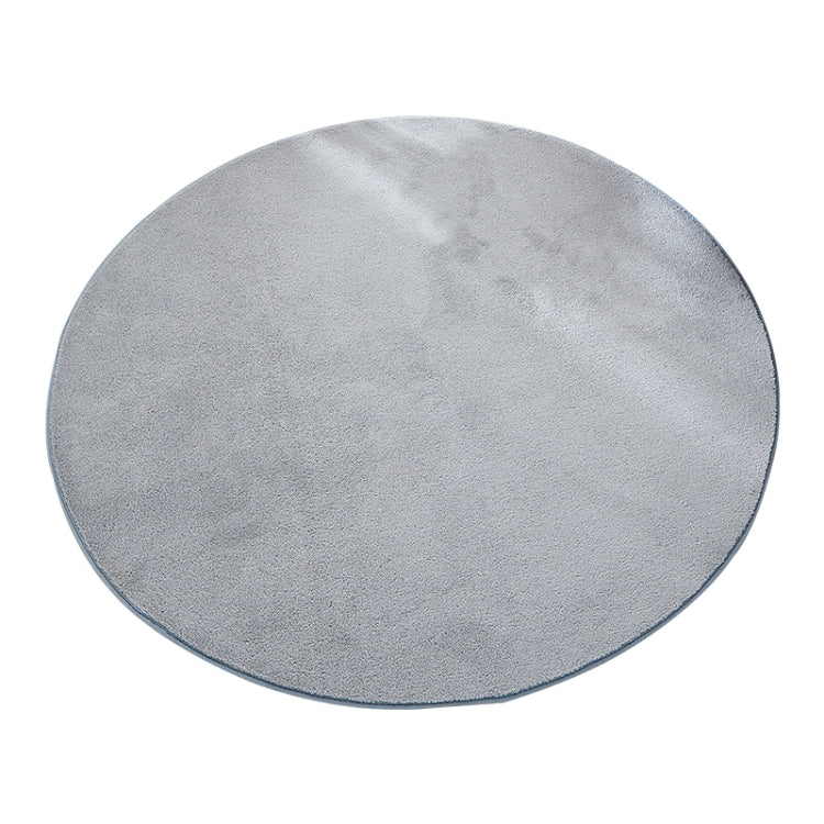 Tapete Redondo KSolid de Lã Macia Antiderrapante para Quarto Infantil, Diâmetro: 80cm, Diâmetro: 100cm, Diâmetro: 120cm