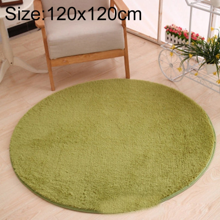 Tapete Redondo KSolid de Lã Macia Antiderrapante para Quarto Infantil, Diâmetro: 80cm, Diâmetro: 100cm, Diâmetro: 120cm