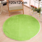 Tapete Redondo KSolid de Lã Macia Antiderrapante para Quarto Infantil, Diâmetro: 80cm, Diâmetro: 100cm, Diâmetro: 120cm