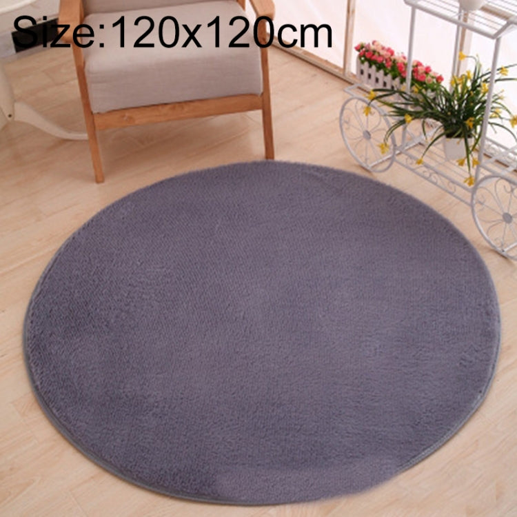 Tapete Redondo KSolid de Lã Macia Antiderrapante para Quarto Infantil, Diâmetro: 80cm, Diâmetro: 100cm, Diâmetro: 120cm