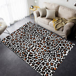 Tapete de Sala de Estar com Estampa de Leopardo na Moda, 40x60cm, 45x75cm, 60x90cm, 40x120cm, 80x120cm, 80x160cm, 100x160cm, 120x160cm, 150x200cm, 160x230cm