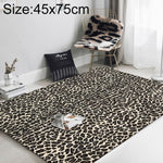 Tapete de Sala de Estar com Estampa de Leopardo na Moda, 40x60cm, 45x75cm, 60x90cm, 40x120cm, 80x120cm, 80x160cm, 100x160cm, 120x160cm, 150x200cm, 160x230cm