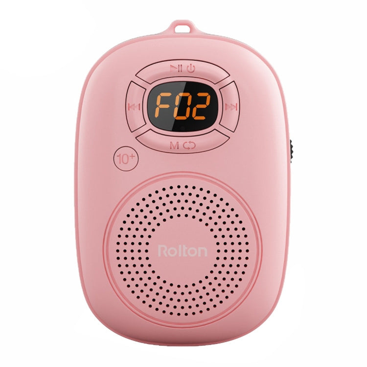 Coluna Bluetooth Sem Fios Rolton E200 para Telemóvel, Mini Portátil para Exterior, Pequena Coluna de Áudio com Subwoofer, Rosa, Azul, Preto