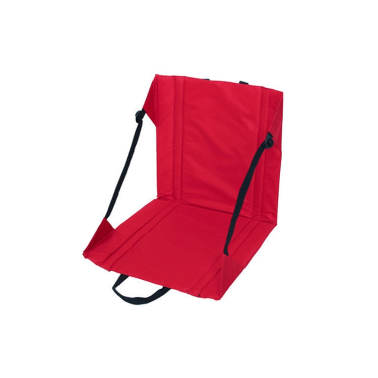 Almofada de Assento Dobrável para Campismo e Piquenique ao Ar Livre, Resistente à Humidade, Sujidade e Desgaste, 44 x 43 x 44 Vermelho, 44 x 43 x 44 Preto