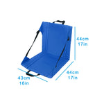 Almofada de Assento Dobrável para Campismo e Piquenique ao Ar Livre, Resistente à Humidade, Sujidade e Desgaste, 44 x 43 x 44 Vermelho, 44 x 43 x 44 Preto