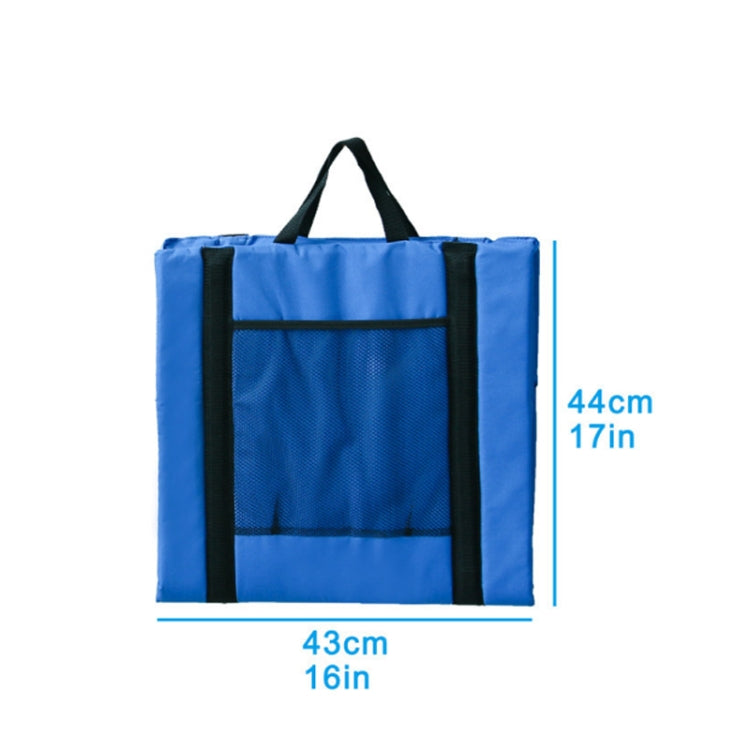 Almofada de Assento Dobrável para Campismo e Piquenique ao Ar Livre, Resistente à Humidade, Sujidade e Desgaste, 44 x 43 x 44 Vermelho, 44 x 43 x 44 Preto