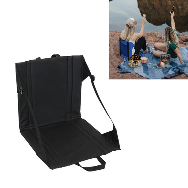 Almofada de Assento Dobrável para Campismo e Piquenique ao Ar Livre, Resistente à Humidade, Sujidade e Desgaste, 44 x 43 x 44 Vermelho, 44 x 43 x 44 Preto