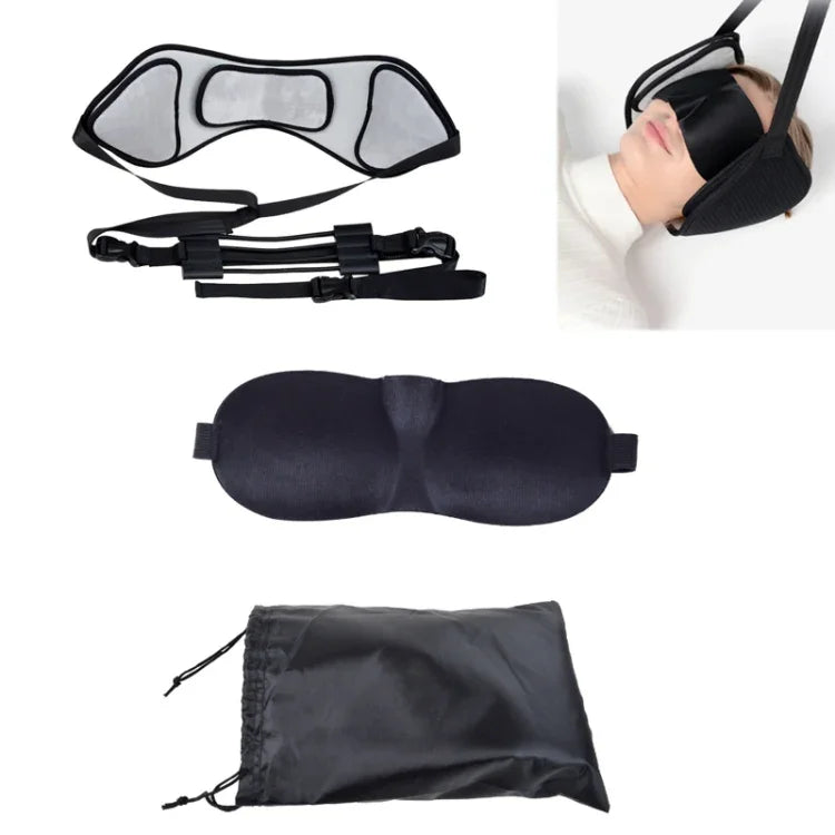 Esticador de Pescoço para Alívio da Fadiga, Rede Cervical, Rede Antiga + Máscara para Olhos + Bolso para Viga, Rede Nova + Máscara para Olhos + Bolso para Viga