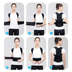 Cinto de correção para cifose, cinto de fixação para coluna e costas, roupa corretora, XS, S, M, L, XL, XXL