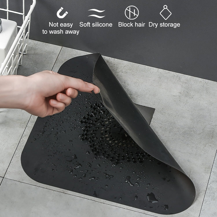 Tampão de vedação desodorizante para esgoto doméstico em silicone para drenagem de chão de sanita, transparente branco, preto, azul