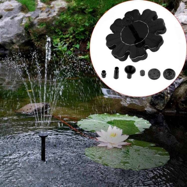 Fonte Flutuante Solar em Forma de Pétala, Decoração para Lagoa de Jardim, Fonte Solar em Forma de Pétala