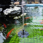 Fonte Flutuante Solar em Forma de Pétala, Decoração para Lagoa de Jardim, Fonte Solar em Forma de Pétala