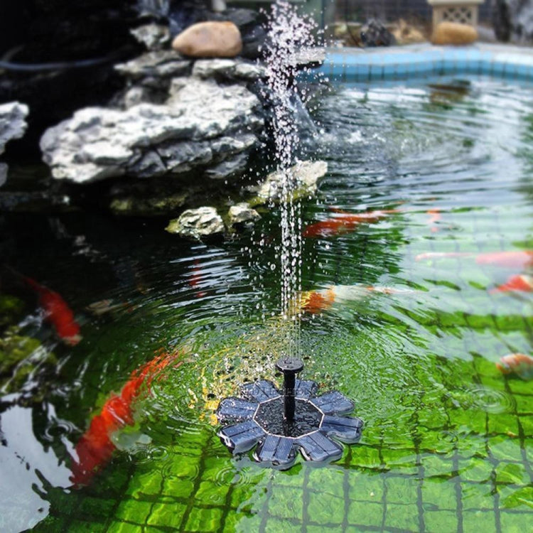 Fonte Flutuante Solar em Forma de Pétala, Decoração para Lagoa de Jardim, Fonte Solar em Forma de Pétala