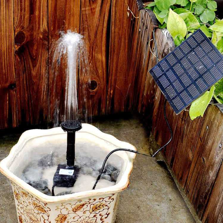 Decoração de Rochedo para Jardim, Fonte Solar com Bomba de Água DC e Aspersor Suspenso, Fonte Solar
