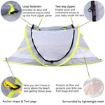 Mosquiteiro de Viagem Ultraligeiro Wei, Tenda de Praia Portátil para Bebé
