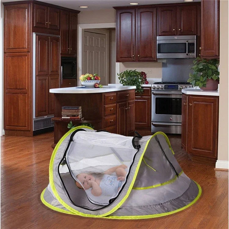 Mosquiteiro de Viagem Ultraligeiro Wei, Tenda de Praia Portátil para Bebé