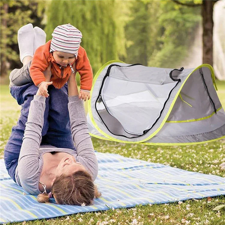 Mosquiteiro de Viagem Ultraligeiro Wei, Tenda de Praia Portátil para Bebé