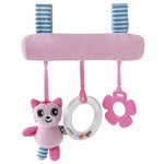 Pendente de Animal de Desenho Animado para Carrinho de Bebé, Chocalho de Berço Suspenso