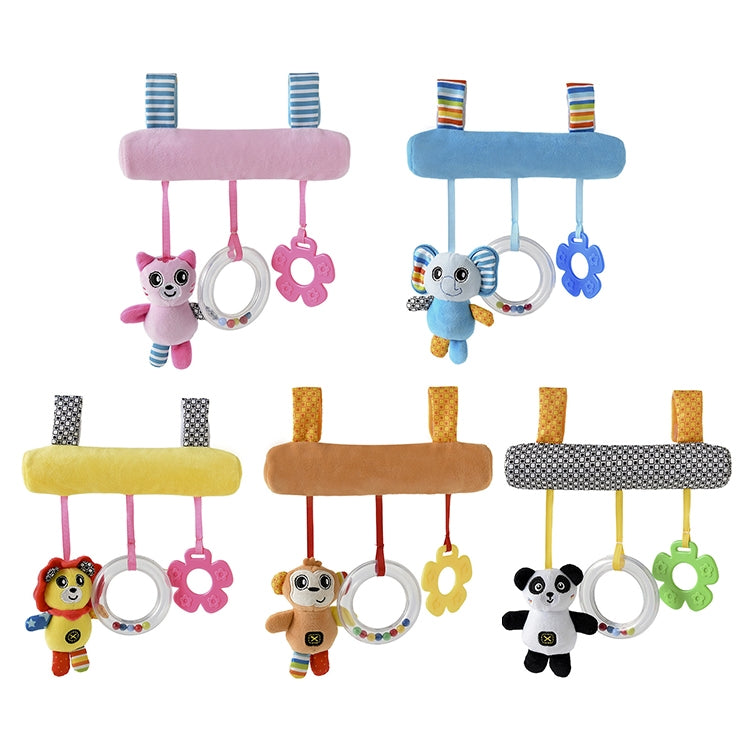 Pendente de Animal de Desenho Animado para Carrinho de Bebé, Chocalho de Berço Suspenso