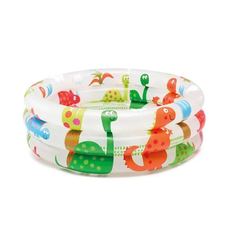 Cartoon Dinosaur Pattern Round Inflatable Baby Swimming Pool Infant Tub, Size: 61 x 22cm, Size: 61 x 22cm