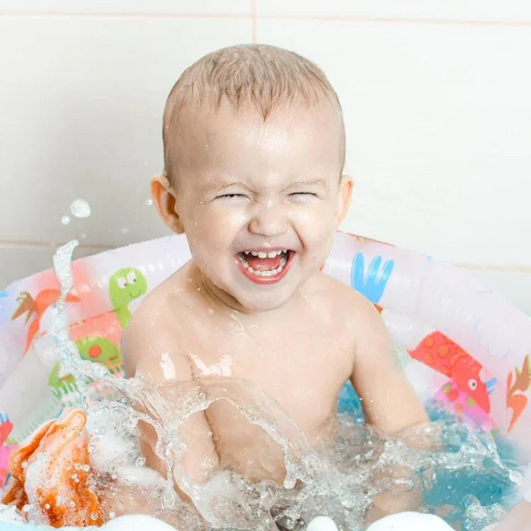 Cartoon Dinosaur Pattern Round Inflatable Baby Swimming Pool Infant Tub, Size: 61 x 22cm, Size: 61 x 22cm