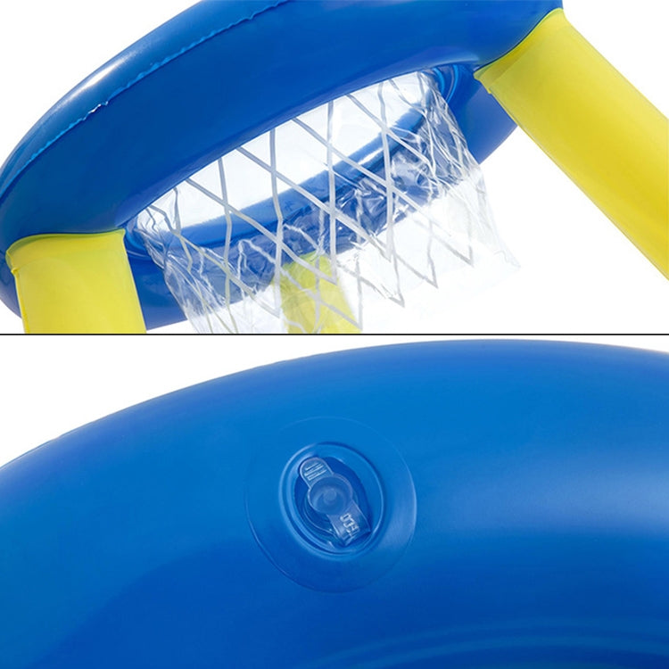 Cesto de basquetebol insuflável para piscina, equipamento de entretenimento, cesto de basquetebol + bola
