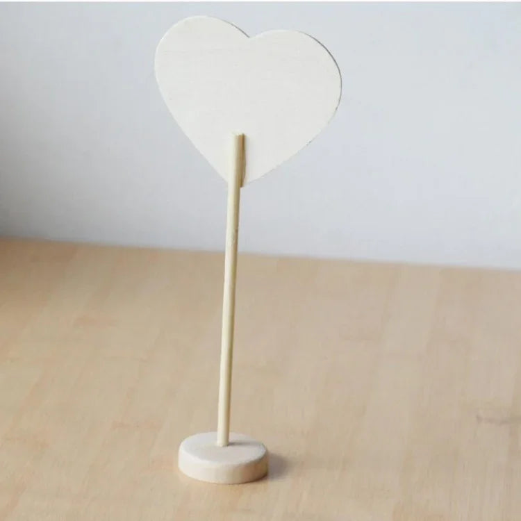 10 PCS Wooden Blackboard Chalkboard Mini Message Notice Board Table Wedding Party Decoration, Wooden Blackboard 2