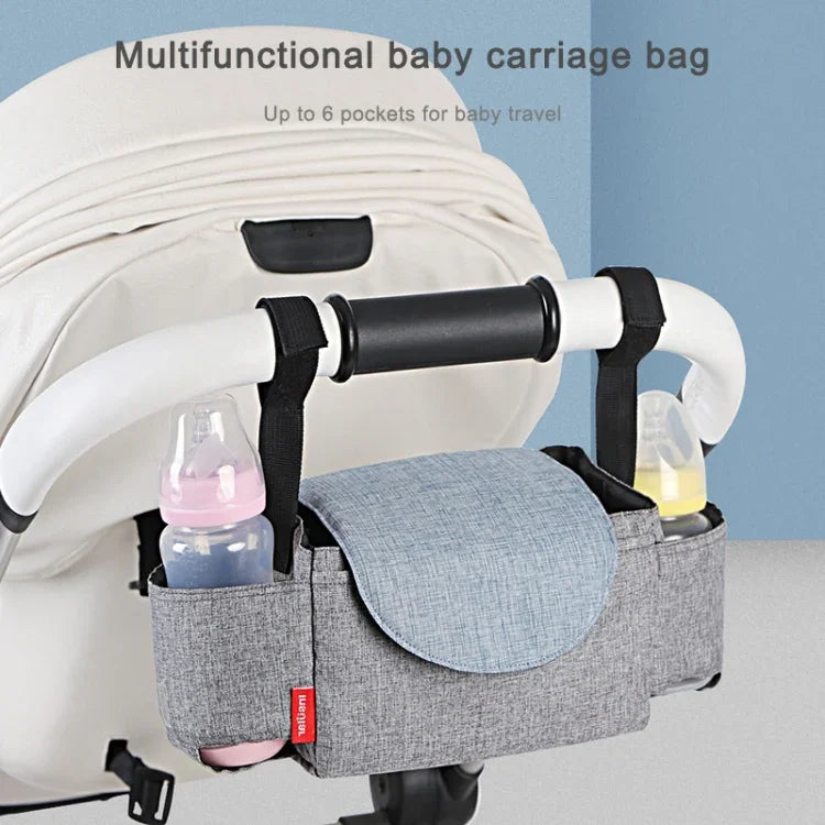 Bolsas para Carrinho de Bebé de Grande Capacidade, Bolsa Multifuncional para Fraldas de Mãe, Bolsa de Viagem para Fraldas, Bolsa de Armazenamento Suspensa para Amamentação