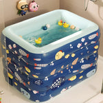 Piscina Insuflável Grande de PVC para Exterior, Piscina para Crianças e Uso Doméstico, 1,2m Quatro Camadas, 1,4m Quatro Camadas, 1,8m Quatro Camadas