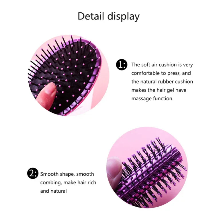 Pente de Cabelo com Almofada de Ar Escova para Cabelo Cacheado Ferramenta de Estilização para Salão de Beleza