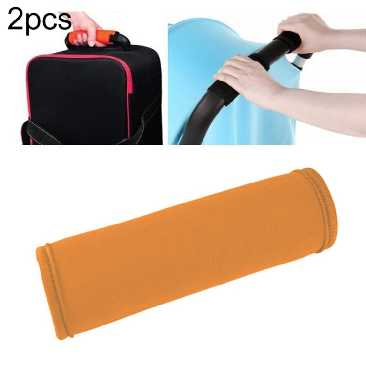 2 Peças de Envoltórios Confortáveis em Neopreno para Pegas de Bagagem, Capa Protetora Universal para Pegas de Carrinho de Bebé para Viagem, Azul Universal, Amarelo Universal, Preto Universal, Laranja Universal, Vermelho Universal, Verde Universal