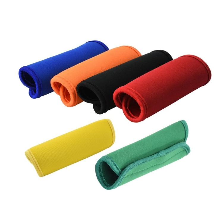 2 Peças de Envoltórios Confortáveis em Neopreno para Pegas de Bagagem, Capa Protetora Universal para Pegas de Carrinho de Bebé para Viagem, Azul Universal, Amarelo Universal, Preto Universal, Laranja Universal, Vermelho Universal, Verde Universal