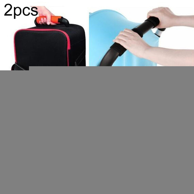 2 Peças de Envoltórios Confortáveis em Neopreno para Pegas de Bagagem, Capa Protetora Universal para Pegas de Carrinho de Bebé para Viagem, Azul Universal, Amarelo Universal, Preto Universal, Laranja Universal, Vermelho Universal, Verde Universal