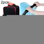 2 Peças de Envoltórios Confortáveis em Neopreno para Pegas de Bagagem, Capa Protetora Universal para Pegas de Carrinho de Bebé para Viagem, Azul Universal, Amarelo Universal, Preto Universal, Laranja Universal, Vermelho Universal, Verde Universal
