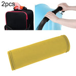 2 Peças de Envoltórios Confortáveis em Neopreno para Pegas de Bagagem, Capa Protetora Universal para Pegas de Carrinho de Bebé para Viagem, Azul Universal, Amarelo Universal, Preto Universal, Laranja Universal, Vermelho Universal, Verde Universal