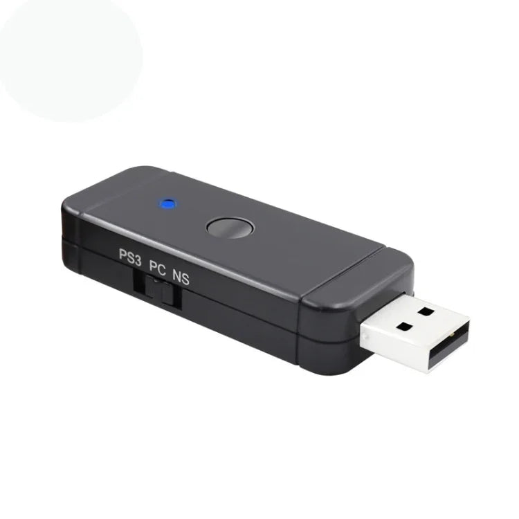 Adaptador Conversor Gamepad Bluetooth Sem Fios JYS-130 para PS3 / Switch / PC, Para PS3 / Switch / PC