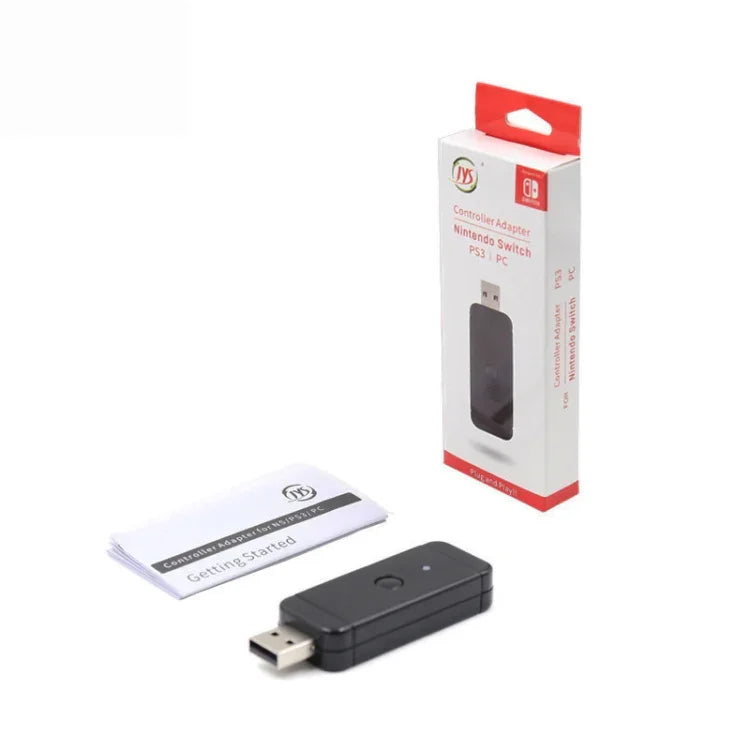 Adaptador Conversor Gamepad Bluetooth Sem Fios JYS-130 para PS3 / Switch / PC, Para PS3 / Switch / PC