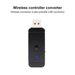 Adaptador Conversor Gamepad Bluetooth Sem Fios JYS-130 para PS3 / Switch / PC, Para PS3 / Switch / PC