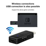 Adaptador Conversor Gamepad Bluetooth Sem Fios JYS-130 para PS3 / Switch / PC, Para PS3 / Switch / PC