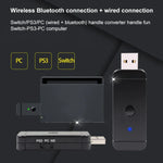 Adaptador Conversor Gamepad Bluetooth Sem Fios JYS-130 para PS3 / Switch / PC, Para PS3 / Switch / PC