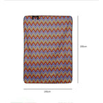 Esteira de Piquenique para Campismo ao Ar Livre, Resistente à Humidade, 140x200 CM, Esteira de Praia, 200x140cm Roxo, 200x140cm Vermelho