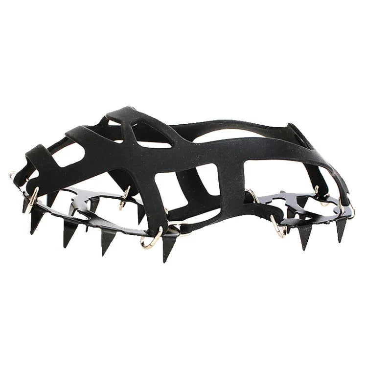 Capa de Pé para Montanhismo com Garras de Aço e Gel de Sílica para Escalada no Gelo, Antiderrapante, 18 Dentes, Par, M (3742), L (4346)