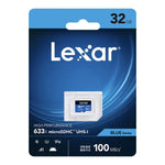 Cartão de Memória TF Lexar 633x 32GB de Alta Velocidade para Telemóvel e Gravador de Condução, 32GB