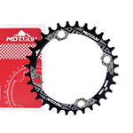 MOTSUV Placa de Dentes Redonda Estreita Larga para MTB Bicicleta 104BCD, Disco 32T, Disco 34T, Disco 36T, Disco 38T, Placa Elíptica 32T, Placa Elíptica 34T, Placa Elíptica 36T, Placa Elíptica 38T