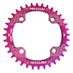 MOTSUV Placa de Dentes Redonda Estreita Larga para MTB Bicicleta 104BCD, Disco 32T, Disco 34T, Disco 36T, Disco 38T, Placa Elíptica 32T, Placa Elíptica 34T, Placa Elíptica 36T, Placa Elíptica 38T