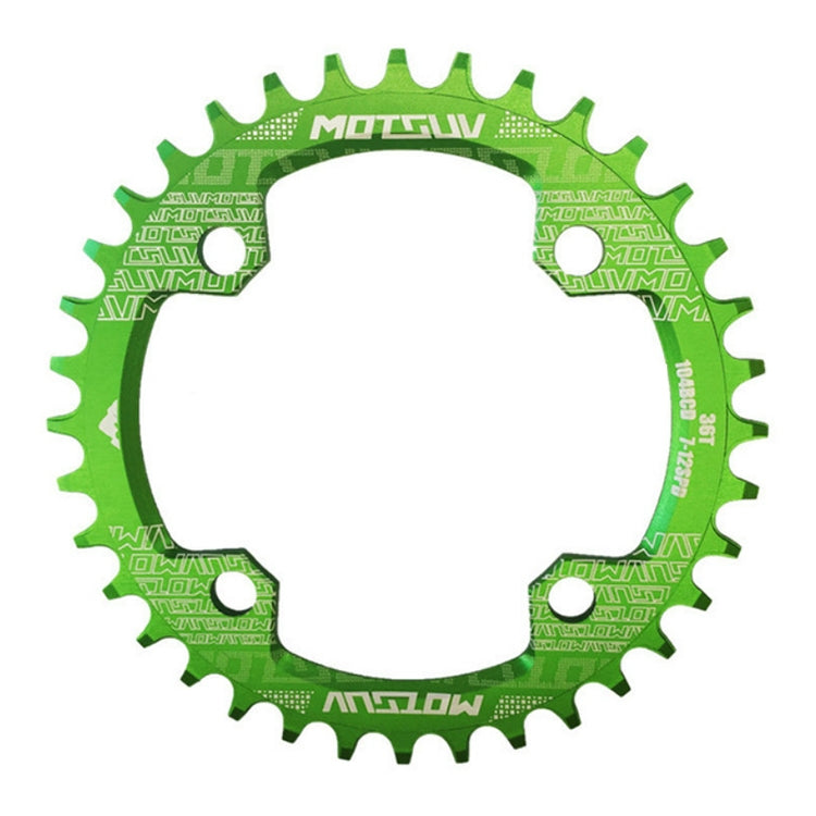 MOTSUV Placa de Dentes Redonda Estreita Larga para MTB Bicicleta 104BCD, Disco 32T, Disco 34T, Disco 36T, Disco 38T, Placa Elíptica 32T, Placa Elíptica 34T, Placa Elíptica 36T, Placa Elíptica 38T