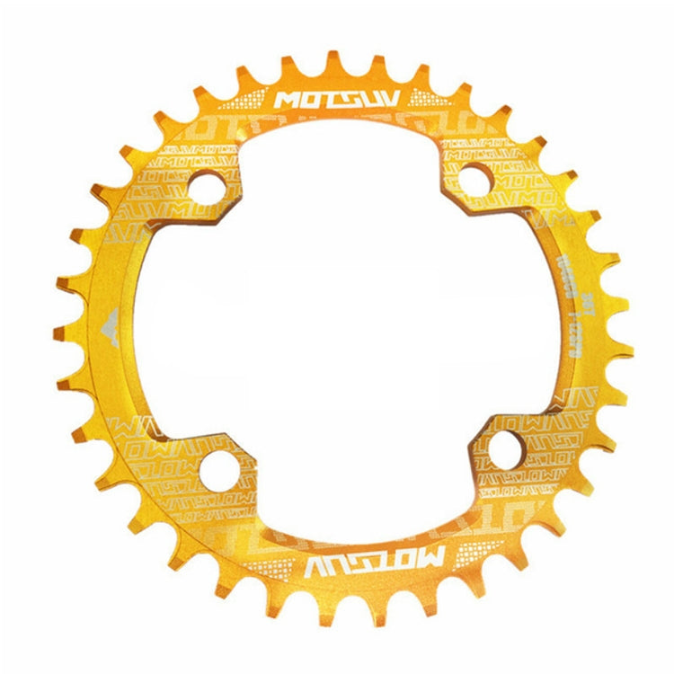 MOTSUV Placa de Dentes Redonda Estreita Larga para MTB Bicicleta 104BCD, Disco 32T, Disco 34T, Disco 36T, Disco 38T, Placa Elíptica 32T, Placa Elíptica 34T, Placa Elíptica 36T, Placa Elíptica 38T